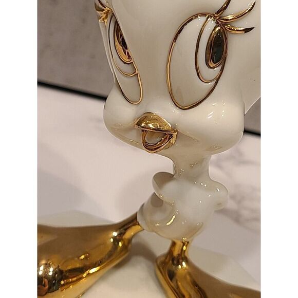 LENOX Looney Tunes TWEETY BIRD Figurine - 2000 Warner Bros RETIRED Vintage Flaw - Picture 5 of 8